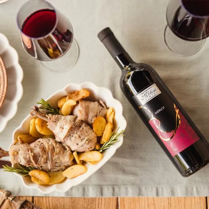 Vin italian Merlot DOC Venezia Molon Luigino